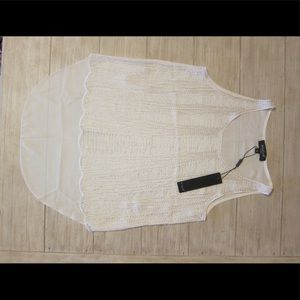 Beulah beaded and chiffon blouse